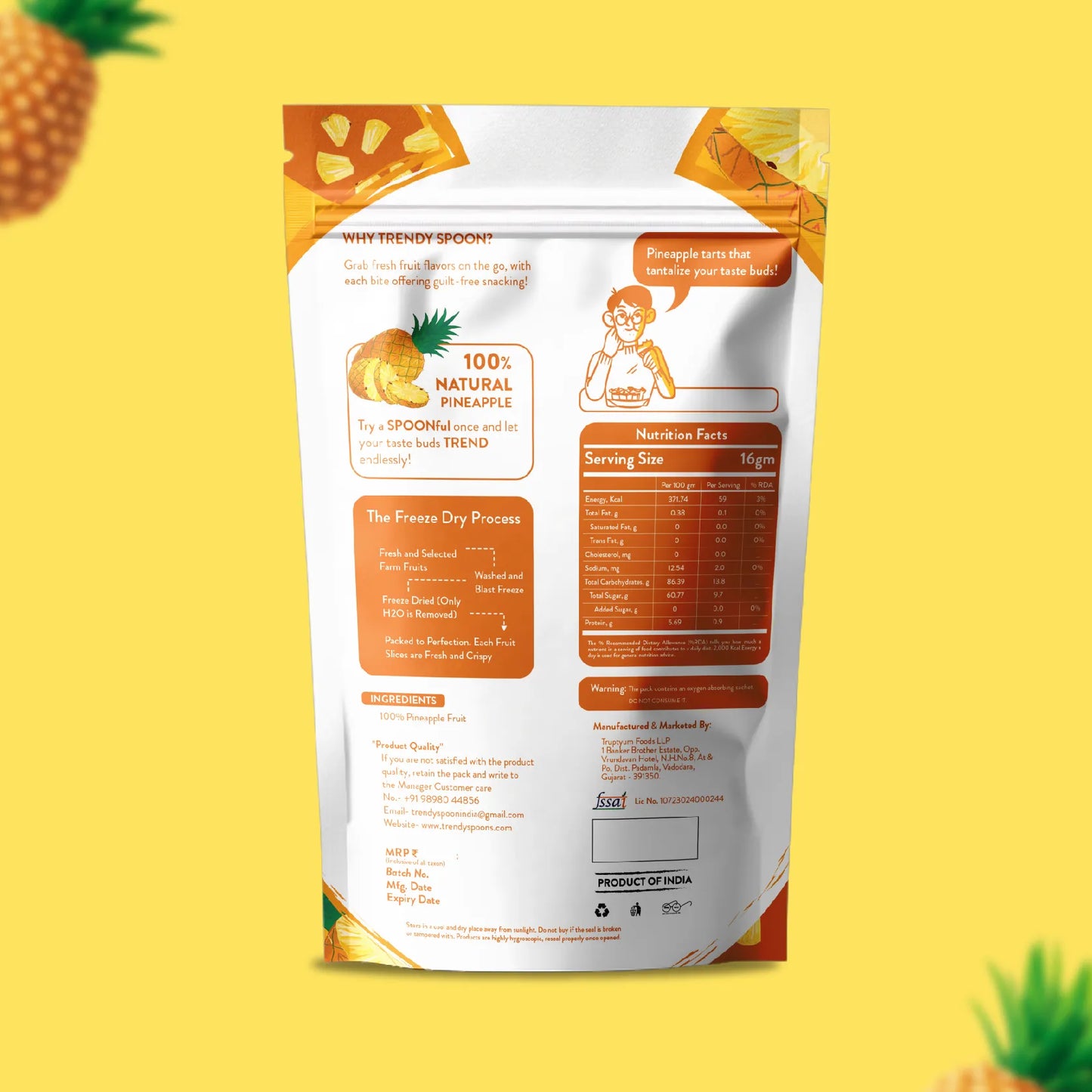 Pineapple - Trendy Spoon
