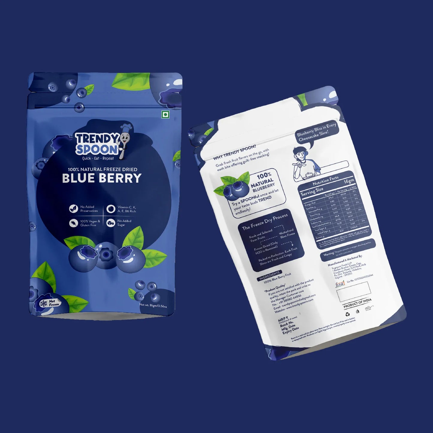 Blueberry - Trendy Spoon